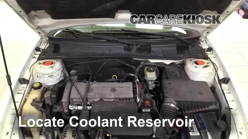 2001 Oldsmobile Alero GL 2.4L 4 Cyl. Sedan (4 Door) Coolant (Antifreeze) Add Coolant